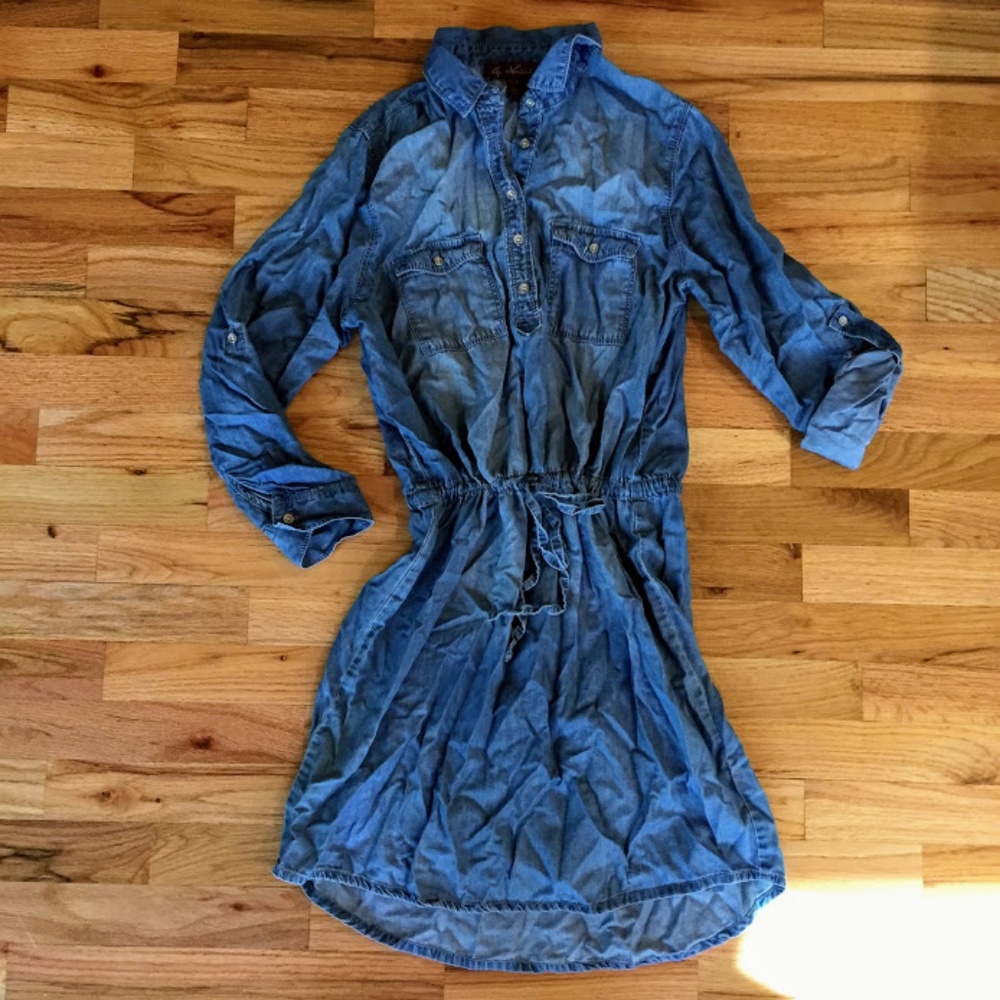 Denim Chambray Dress